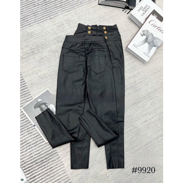 QUẦN SKINNY DA ÔM 8 KHUY VÀNG CẠP CAO HÀNG QCL1 MS20001 (C2-3)