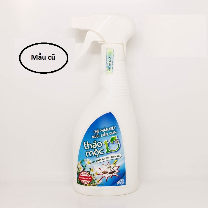 Thảo Mộc 10s diệt côn trùng muỗi kiến gián mối mọt rệp chế phẩm sinh học an toàn cho sức khỏe