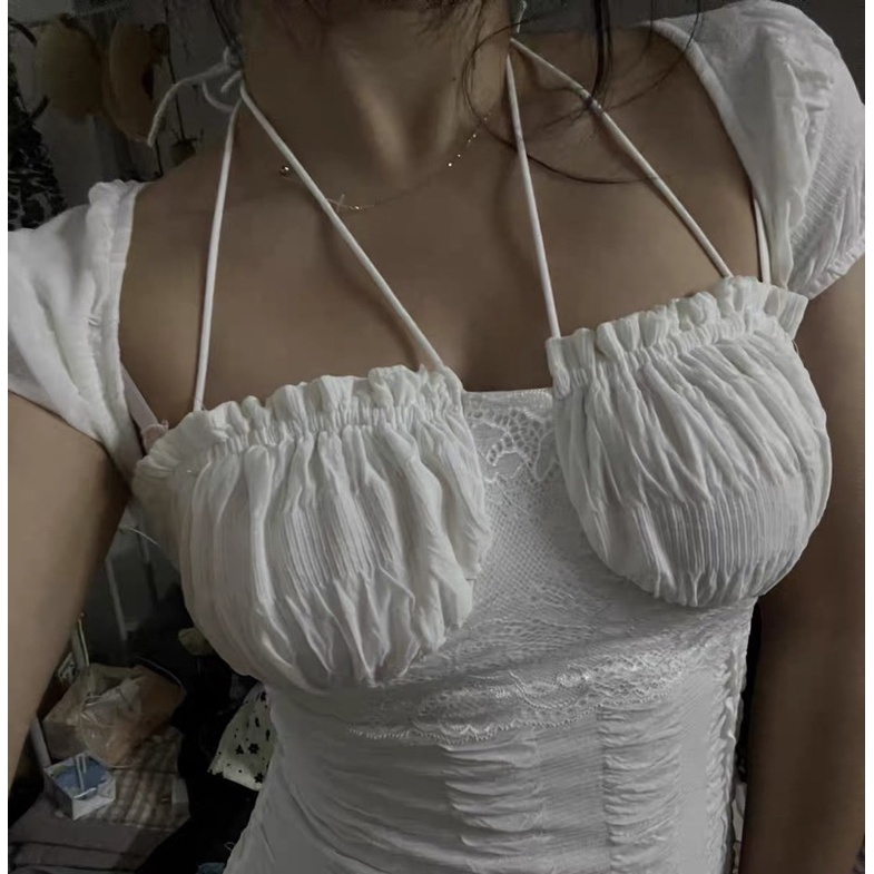 Đầm Body Tay Nối Liền Thân Xoè Nhẹ Phần Dưới