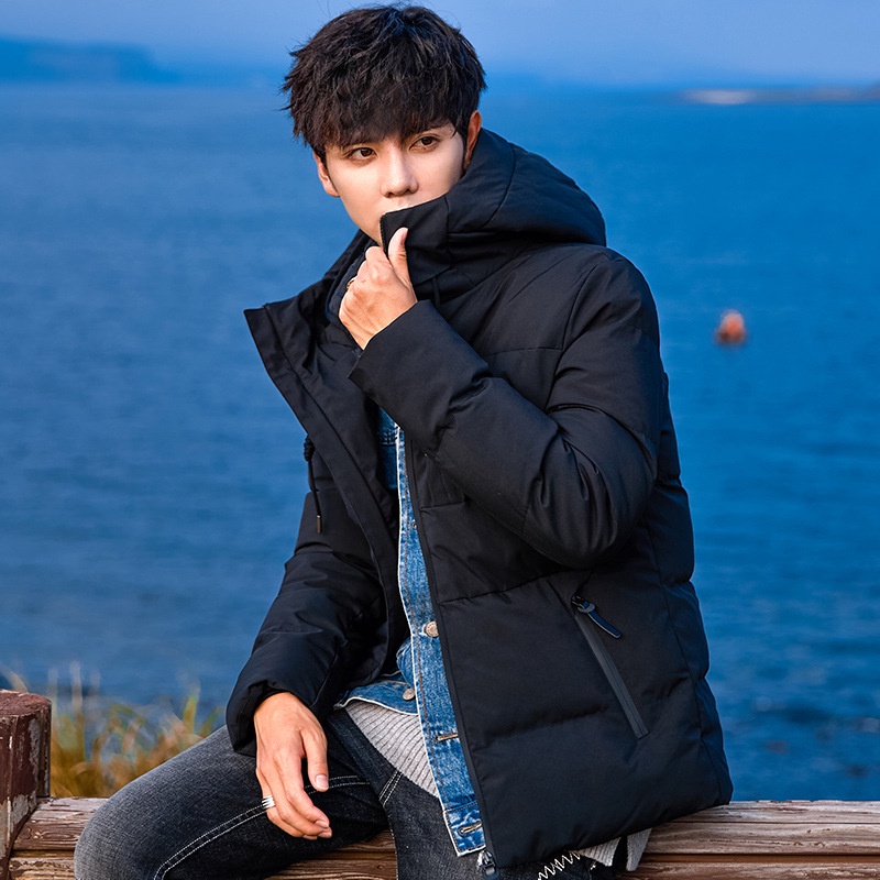 Áo khoác phao nam 3 lớp - Áo khoác gió có mũ phong cách trẻ trung siêu ấm M002