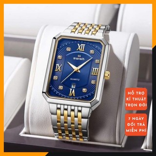Đồng hồ nam mặt vuông SWISH chính hãng