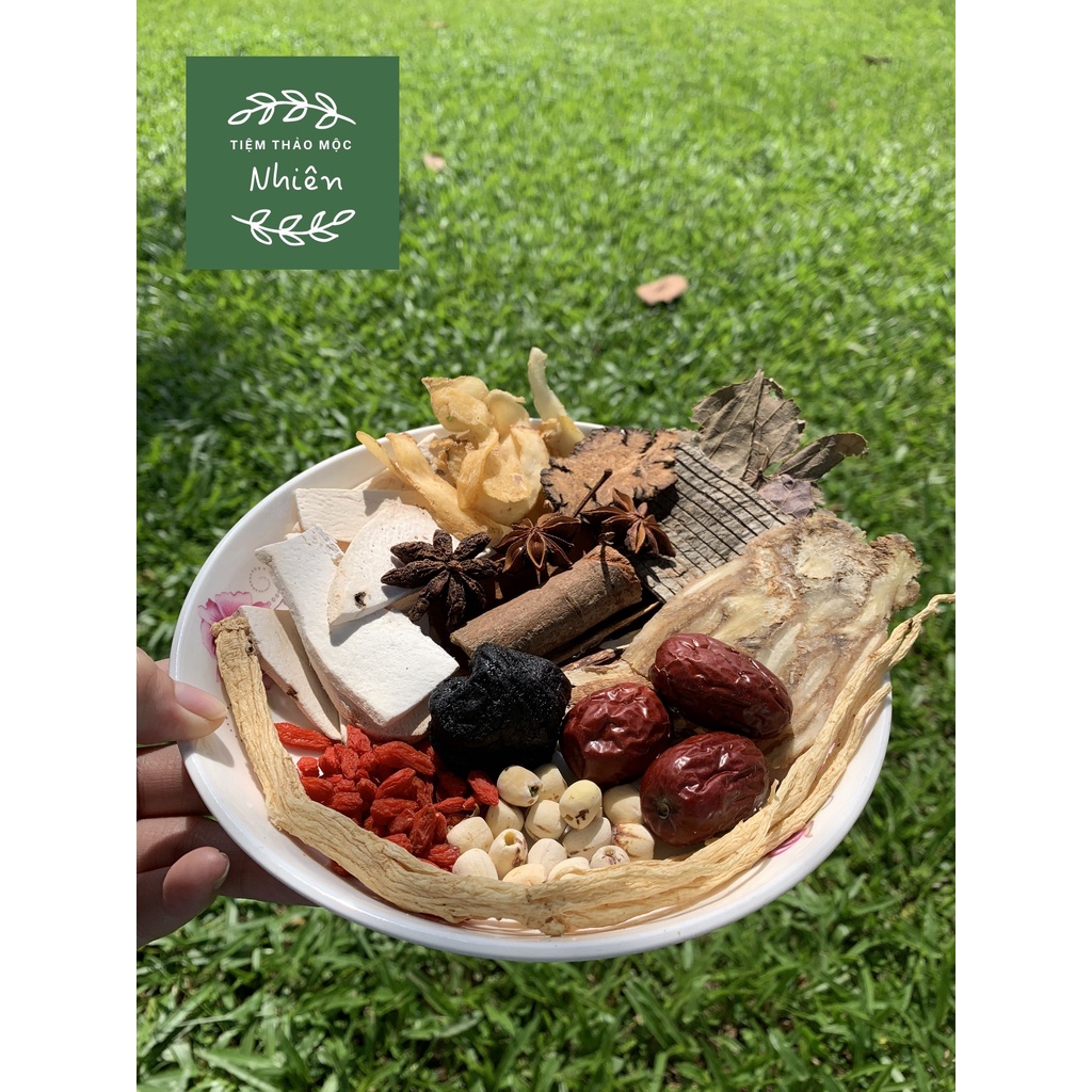 Thuốc Bắc Hầm Dê Bò, Chân Giò, Gà - Set 14 Vị 120g