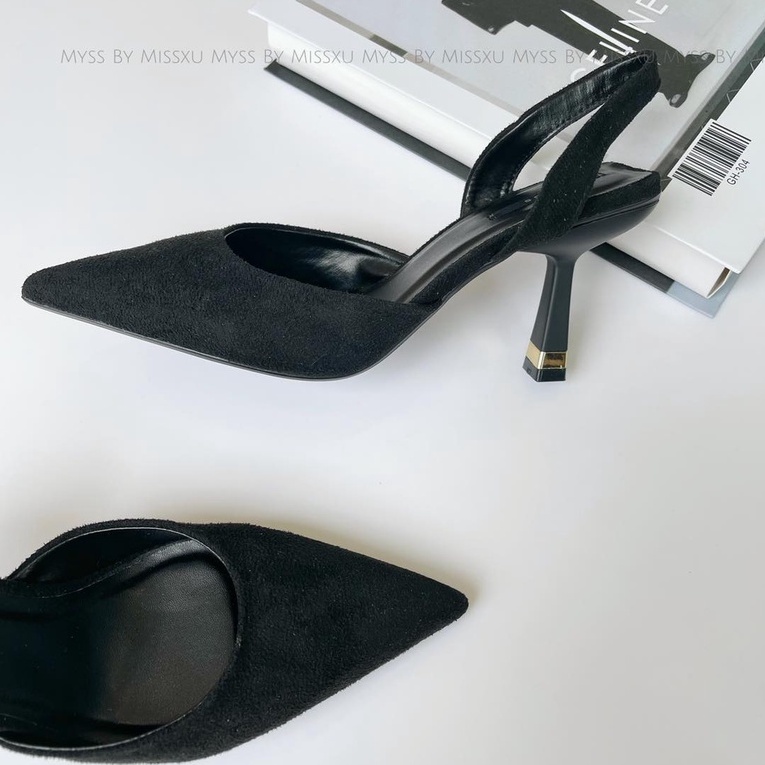 Giày mũi nhọn nữ quai sau 7 cm thời trang MYSS - CG255