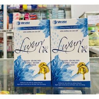 VIÊN DƯỠNG DA CAO CẤP LUXURY ( hộp 3 vỉ * 5 viên) - DƯỠNG ẨM VÀ LÀM MỀM DA, NGĂN NGỪA NÁM, TÀN NHANG