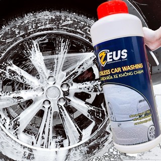 Dung dịch rửa xe không chạm Zeus Xà bông bọt tuyết 1 Lít