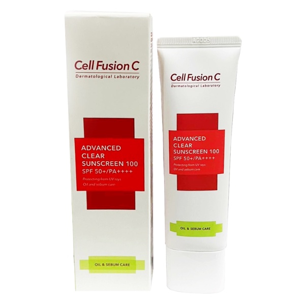 Kem chống nắng Cell Fusion C xanh lá cho da dầu mụn - Cell Fusion C Clear Suncreen - Lily Cosmetic