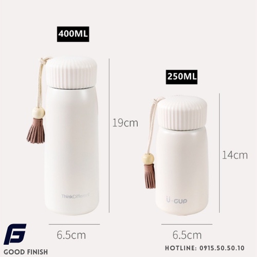 Bình Nước Giữ Nhiệt Bằng Thép Không Gỉ 304 Dễ Thương 400ml/250ml | BigBuy360 - bigbuy360.vn