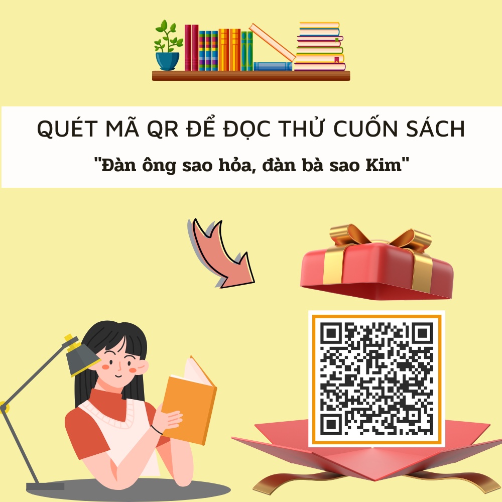 Sách Đàn Ông Sao Hỏa Đàn Bà Sao Kim - Thấu Hiểu Phụ Nữ Đàn Ông Hay, Giữ Hạnh Phúc Gia Đình, Tình Yêu