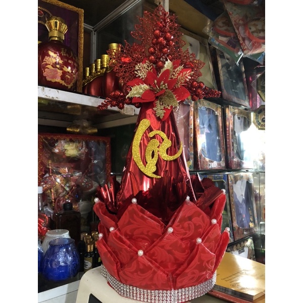 Đế Bày Oản- Đế Bày Tháp Bánh,Nước,Trà,TÀI LỘC hình Hoa Sen