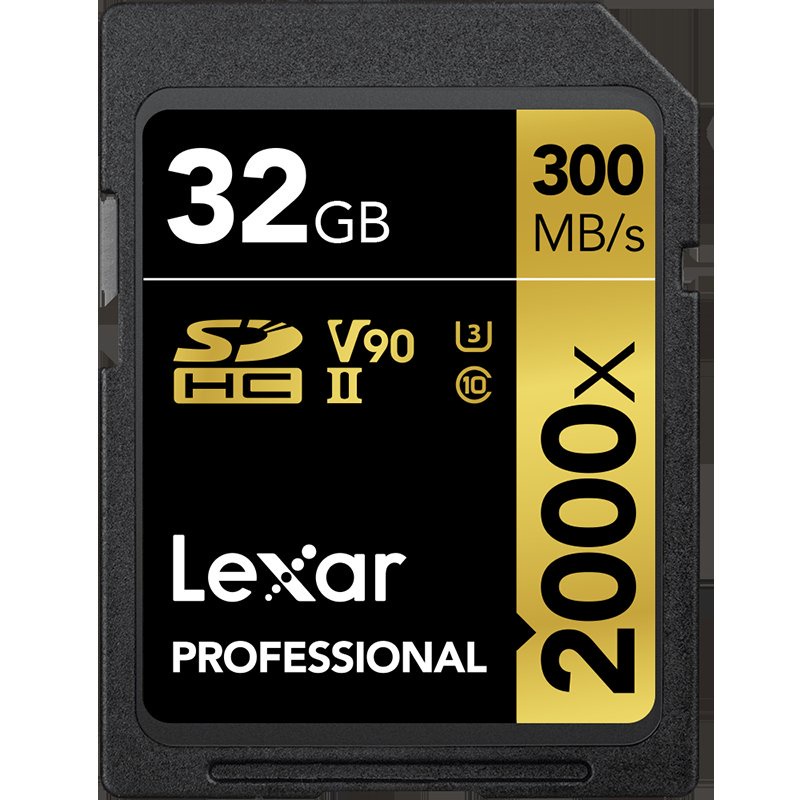 Thẻ Nhớ Lexar 128GB 64GB 32GB 300mb / s Sdhc 2000x Cho Sd Card Sdxc Uhs-ii U3