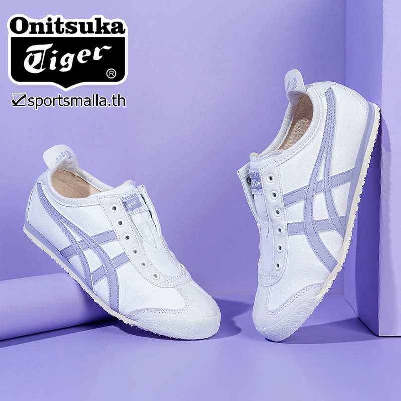 Onitsuka SLIP-ON Series Giày Thể Thao Canvas Một Bước Đơn Giản Cho Cặp Đôi