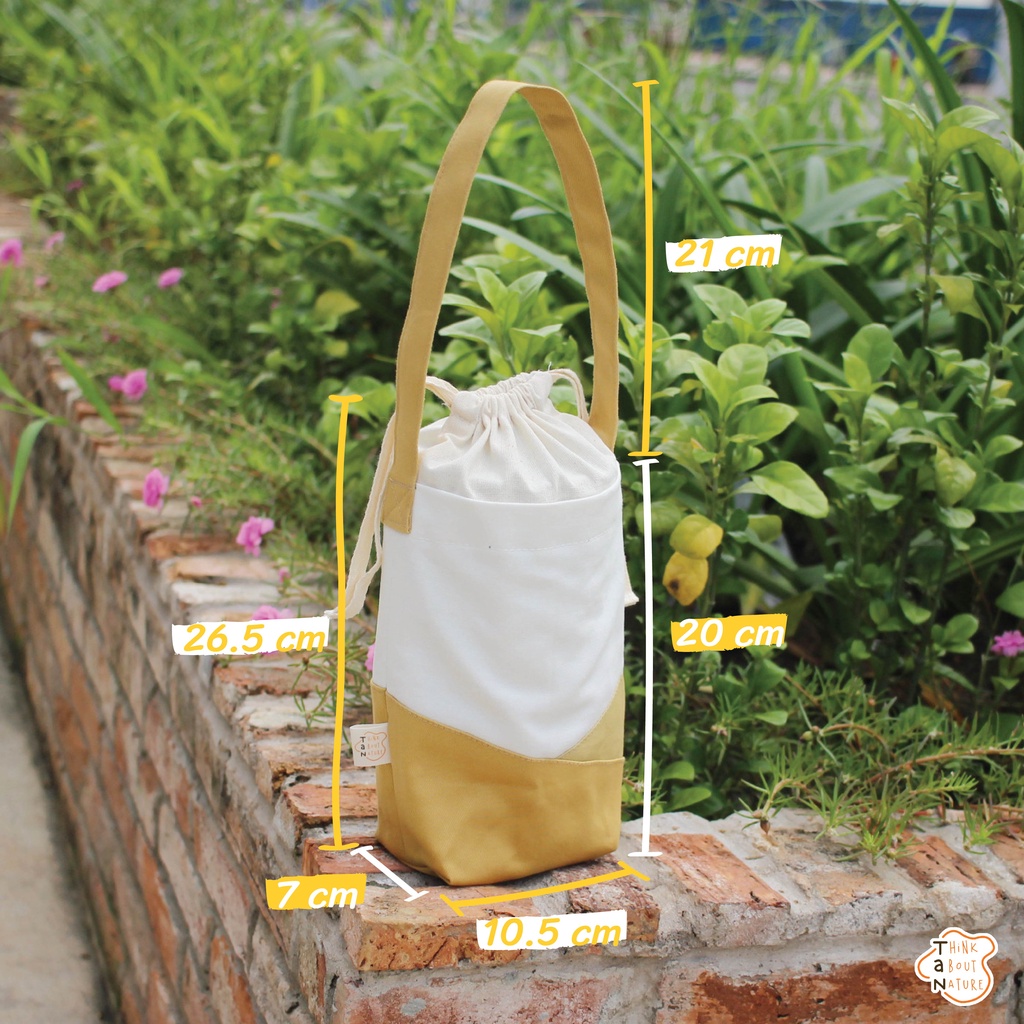 TÚI VẢI 3 MÀU MỚI ĐỰNG BÌNH NƯỚC | TANCUPHOLDER