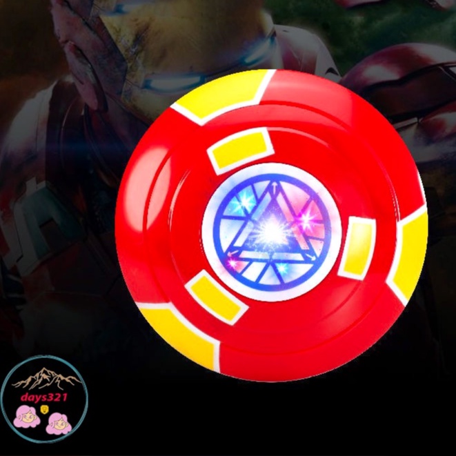 Khiên Phát Sáng Người Sắt IRONMAN Có Đèn Nhạc Đội Trưởng Mỹ Cho Bé Hóa Trang Halloween