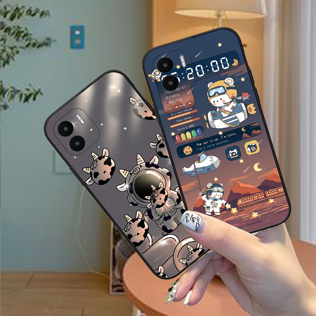 Ốp Xiaomi Redmi A1 / A1 Plus in hình phi hành gia , vũ trụ ngân hà mẫu mới nhất