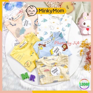 [LDD08] Bộ Dài Tay Thun Lạnh MINKY MOM CÓ SIZE ĐẠI In Hình Động Vật Dễ Thương, Mềm Mịn, Thoáng Mát, Dễ Chịu Cho Bé