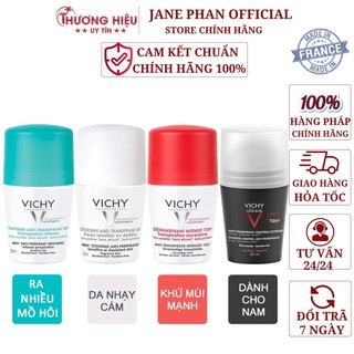 Lăn nách khử mùi vichy 50ml Pháp