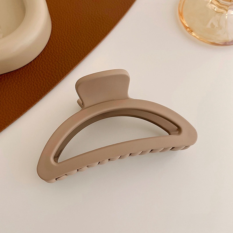 Ygt 1 Kẹp Tóc Càng Cua Bằng Acrylic Màu Cà Phê Phong Cách Hàn Quốc Cho Nữ