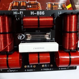 COMBO 2 MẠCH PHÂN TẦN H886 - 2 BASS 1 TREBLE