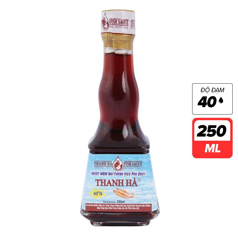 Nước Mắm Thanh Hà 40N Chai 250ML