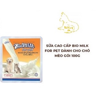 [ dinh dưỡng ] Sữa Biomilk Dành Cho Chó Mèo | Gói 100g | Bio Milk