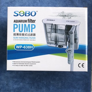 Máy lọc treo sobo wp-638h - lọc thác cho bể cá cảnh