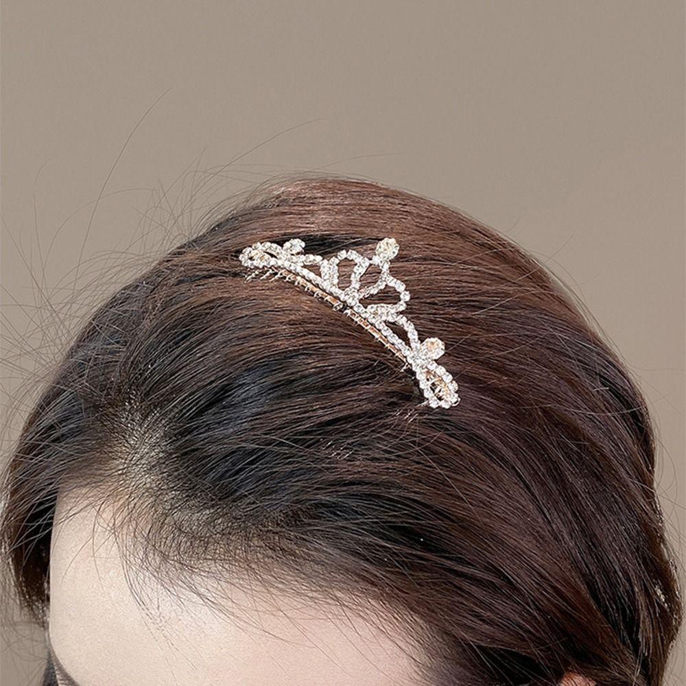 Lược Cài Tóc Hình Hoa / Trái Tim / Vương Miện Phong Cách Vintage Thanh Lịch Dành Cho Nữ