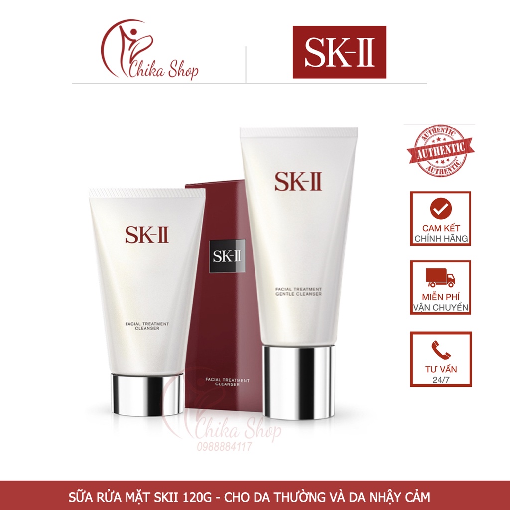 SKII SỮA RỬA MẶT DỊU NHẸ SKII 120g - FACIAL TREATMENT GENTLE CLEANSER-FACIAL TREATMENT CLEANSER