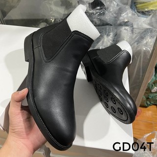 Chelsea boots classic mũi tròn cổ lửng da bò nguyên tấm mới nhất 2023 BOX88