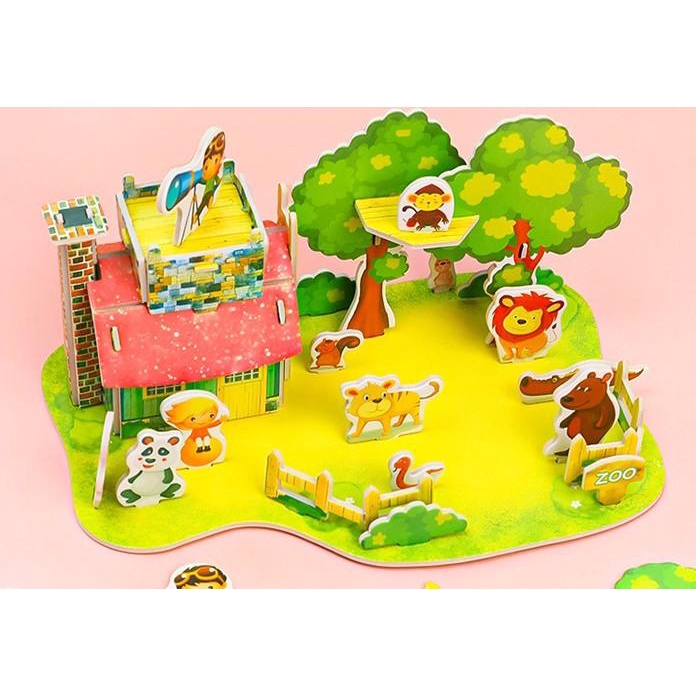 Đồ chơi lắp ghép hình 3D - mẫu siêu đẹp - chọn mẫu