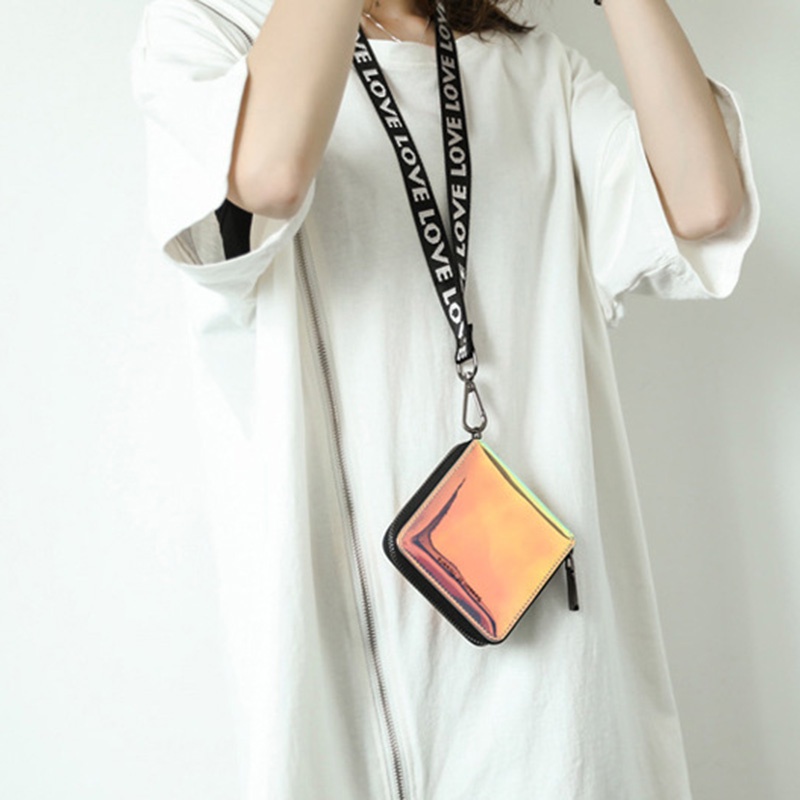 IELGY Túi Đeo Chéo Vai Bằng pvc Có Khóa Kéo Thời Trang Sành Điệu Cho Nữ