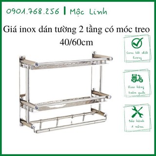 Kệ Nhà Tắm, Giá Treo Khăn Nhà Tắm, Để Đồ Dùng Inox Đa Năng Gắn Tường