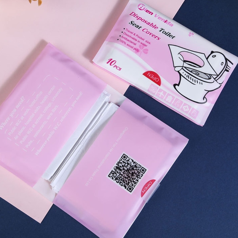 Miếng Lót Bồn Cầu Dùng Một Lần Tiện Dụng Khi Đi Du Lịch