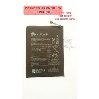 Pin huawei honor 8x hb386590 zin tháo máy chính hãng