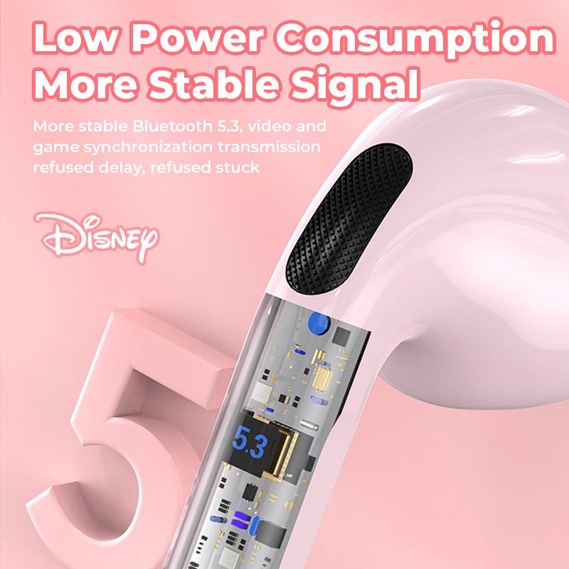 Tai Nghe Không Dây Bluetooth 5.3 HIFI Khử Tiếng Ồn Thông Minh TWS Disney Apro6