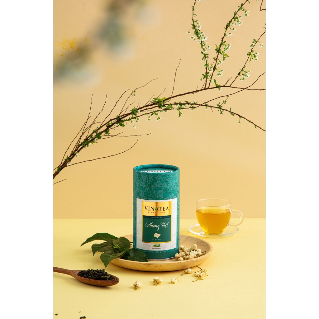Trà Vinatea nhài lon 80g