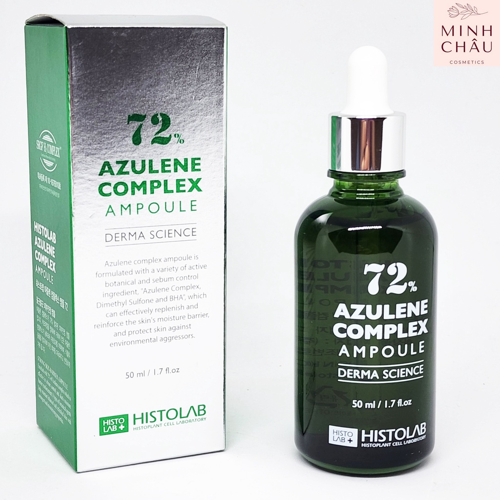 Tinh chất giảm mụn Histolab 72% Azulene Complex Ampoule Derma Science 50ml
