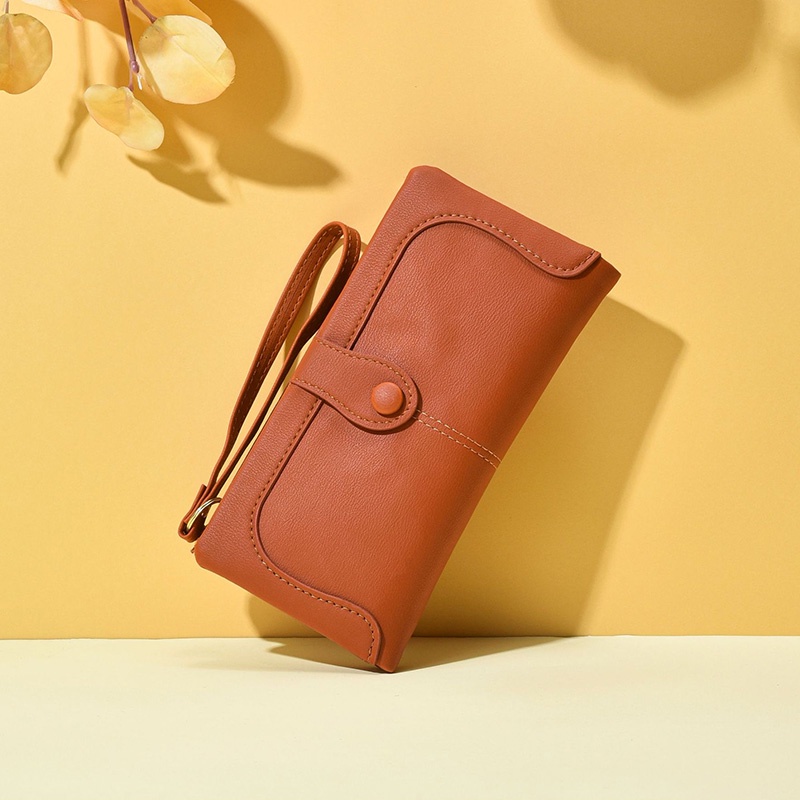 IELGY Ví Dài Gấp Đôi Đa Năng Thời Trang Hàn Quốc Cho Nữ