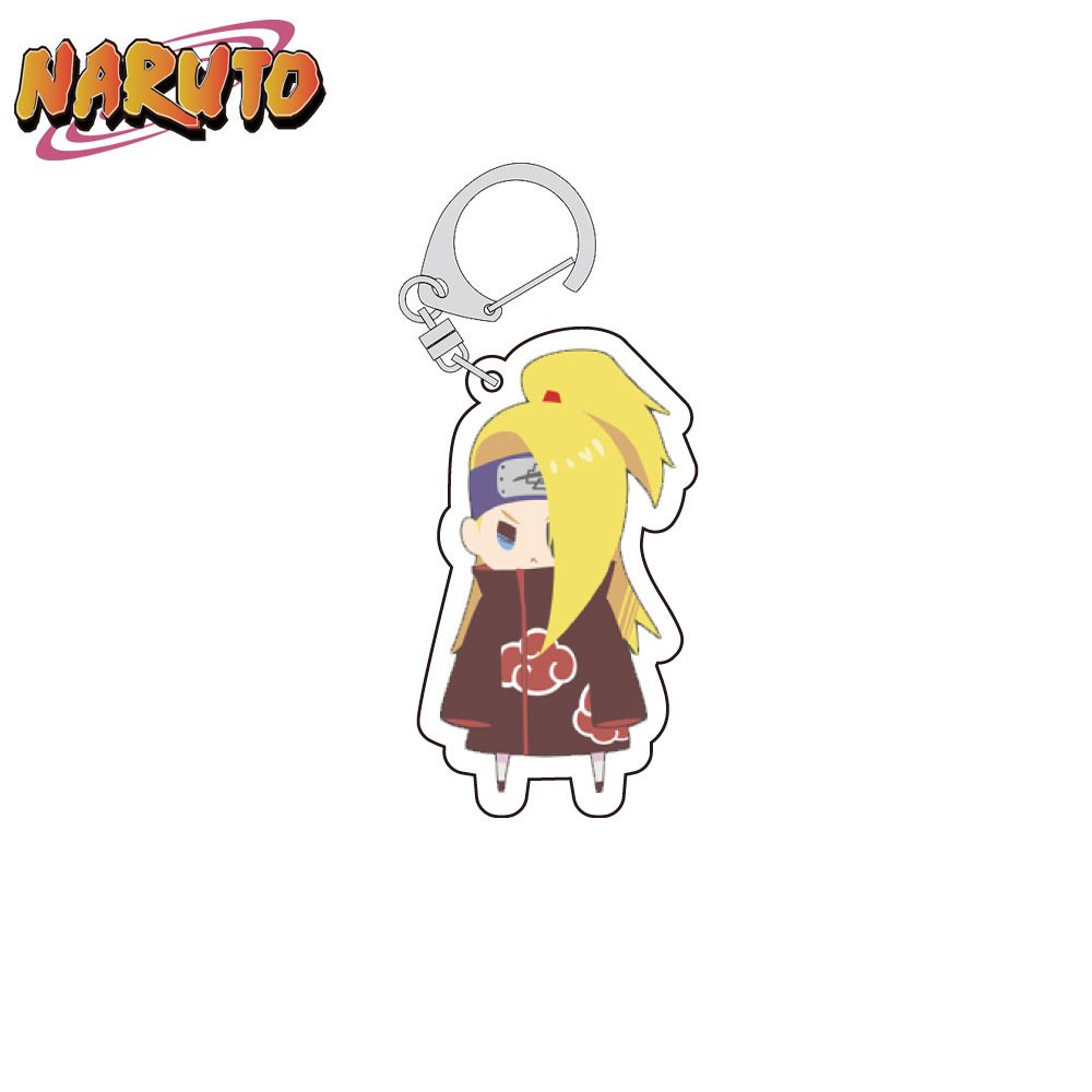 ( Mica trong acrylic ) Móc khóa in hình NARUTO ver ĐỨNG quà tặng dễ thương anime chibi
