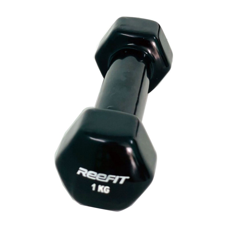 Tạ tay cao su Reefit 1kg màu đen (Reefit Sport)