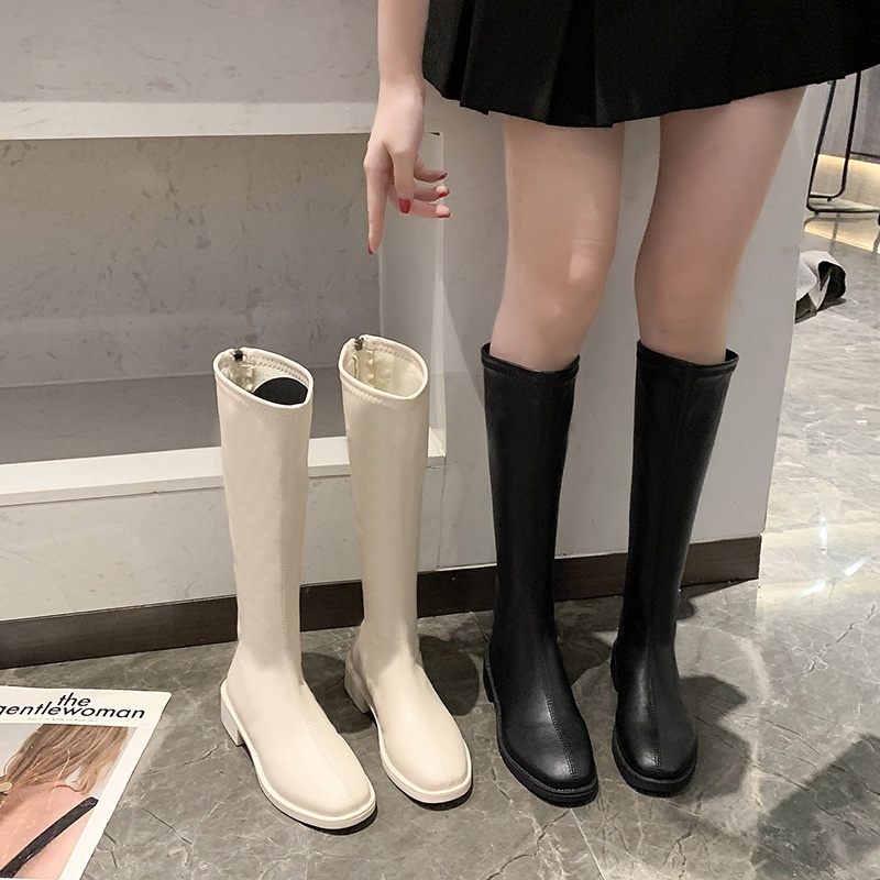 Bốt Nữ Cổ Cao Khóa Sau Đế 3 Phân Hót Trends Năm Nay