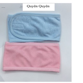 Băng đô rửa mặt, quấn tóc, quấn đầu spa_ dụng cụ nối mi-quyên quyên