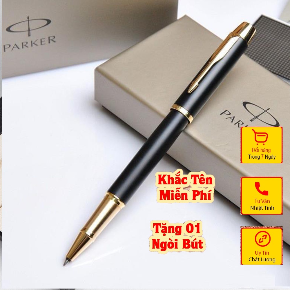 Bút ký Parker IM cao cấp, Bút ký khắc tên theo yêu cầu kèm túi hộp làm quà tặng