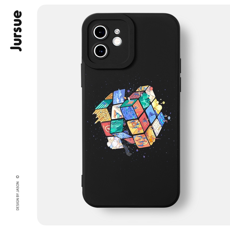 Ốp điện thoại JURSUE hoạt hình dễ thương đẹp nam ngầu Cho iPhone 14 13 12 11 Pro Max SE 2020 X XR XS 8 7 ip 6S 6 Plus kute XYH904