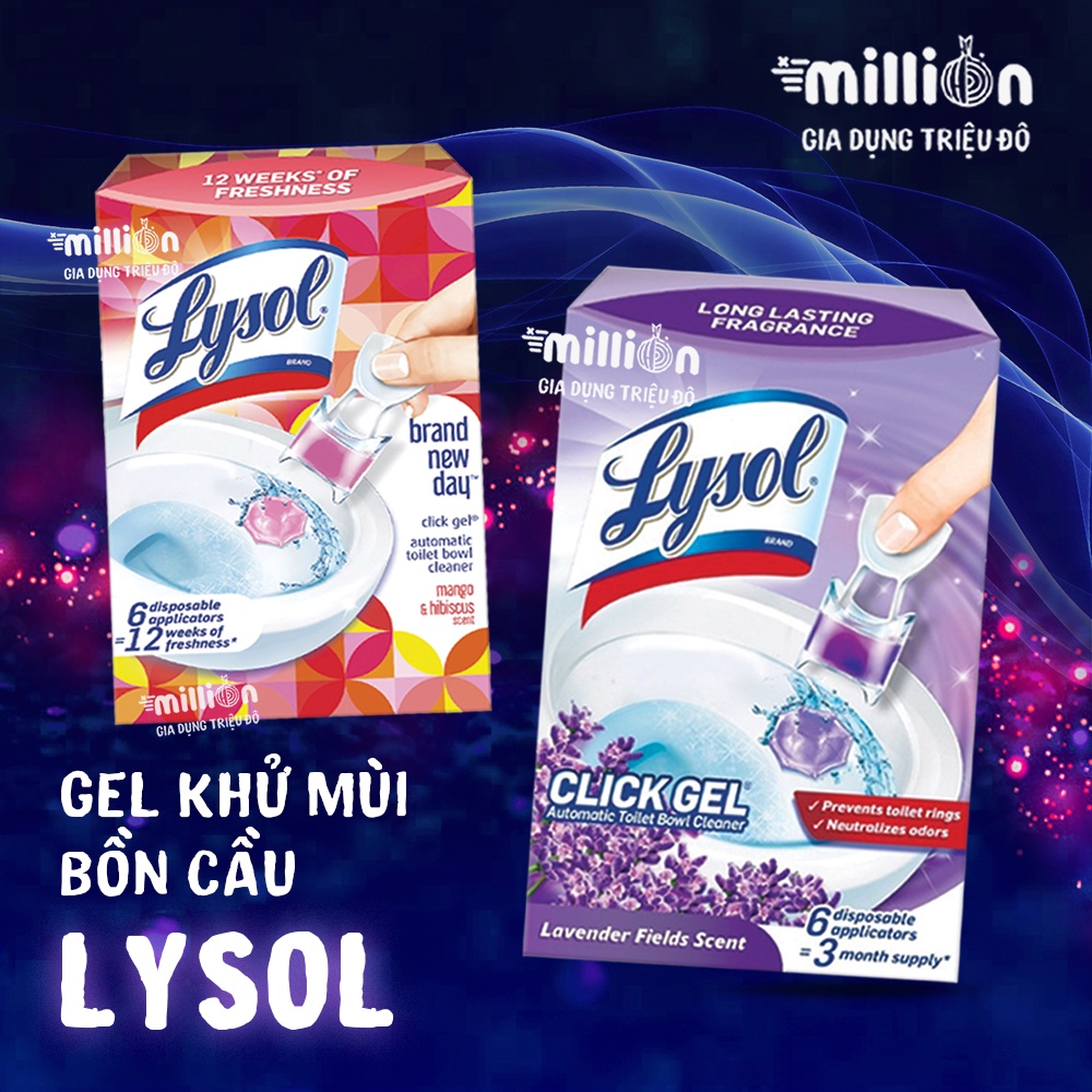 [HÀNG MỸ NỘI ĐỊA] Gel tẩy rửa bồn cầu Lysol - (30g)