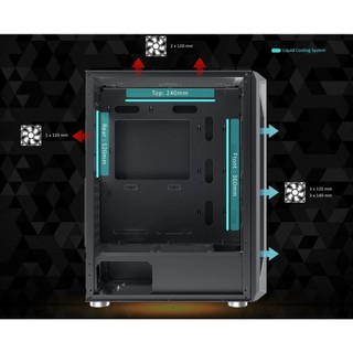 Vỏ Case XIGMATEK GAMING X 3F (TẶNG KÈM 03 FAN XIGMATEK K20F)