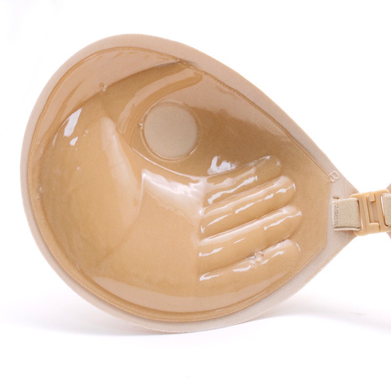 Miếng dán ngực cài trước siêu nâng ngực siêu dính, Áo bra dán Ngực Silicon bàn tay hở lưng You&Me Bra - 0127