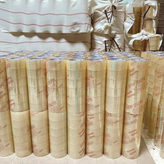 Băng keo trong , đục 100 yard , 1kg/cây 6 cuộn