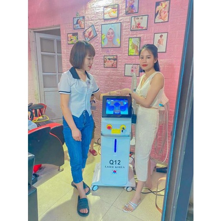Máy laser Q12 - Máy xóa xăm,xóa nám,xóa tàn nhang bảo hành 24 tháng