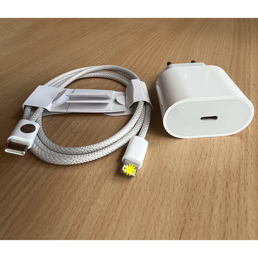 Bộ Sạc Nhanh 20W Dây Dù / Sạc Nhanh Chân Tròn 20W 12 Promax / 13 Mini / 14 Plus / 11Pro / X / XSMax/ 8 Plus - BH 3 Tháng