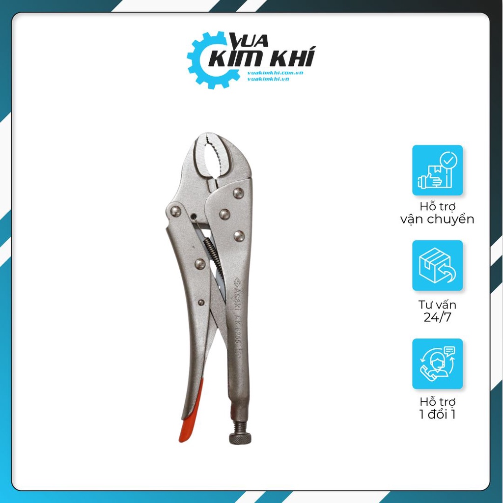 Kìm bấm chết ASAKI AK-8255 Cacbon Cứng Cáp, Chịu Lực - Vua Kim Khí